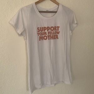 The bee and the fox support your fellow mother tee